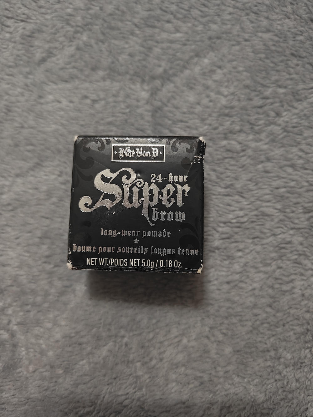 Kat Von D Black 24-Hour Super Brow Long-Wear Pomade Medium Brown